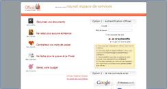 Desktop Screenshot of mon.officeo.fr